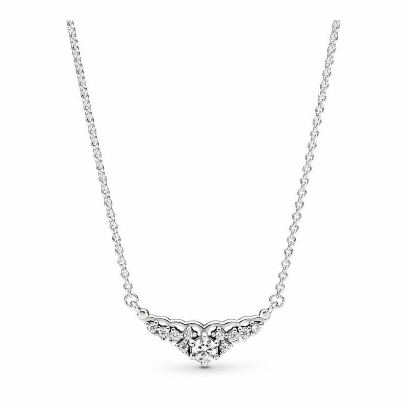 Pandora Australia Fairytale Tiara Necklace - Sterling Silver | BHJEMD458